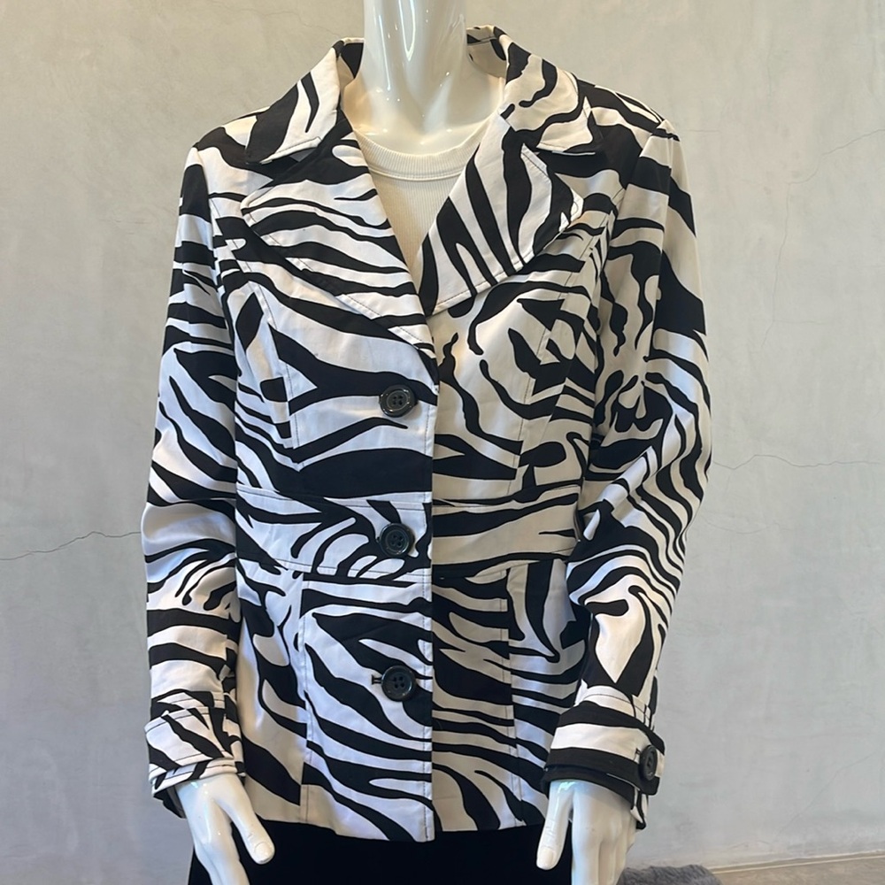 Donna Moore Zebra Jacket